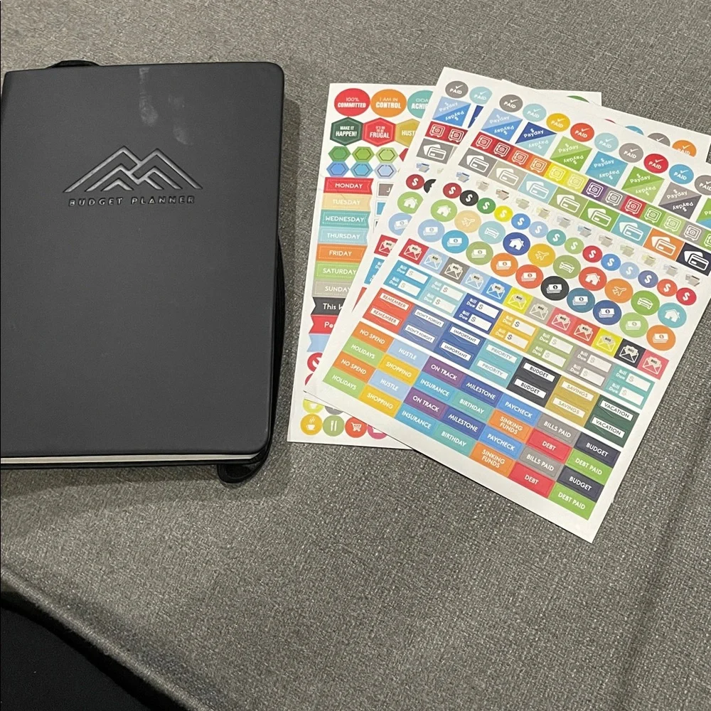 Productivity Store Black Budget Planner